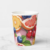 Schattigee Fruit Thema Papieren bekers (Links)