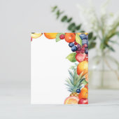 Schattigee fruitliefhebbers verkopers briefpapier  (Staand voorkant)