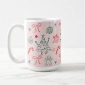 Schattigee Fun Doodles Kerstvakantie Koffiemok (Links)