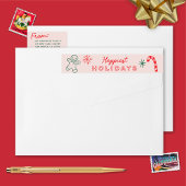 Schattigee Fun Doodles Kerstvakantie Retouradres