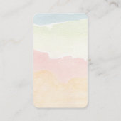 Schattigee Fun Hearts en Rainbow Baby shower Informatiekaartje (Achterkant)