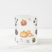 Schattigee Fun Pumpkin Witch Halloween Party Matglas Koffiemok (Center)