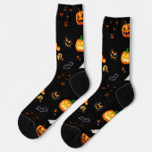 Schattigee Fun Pumpkin Witch Halloween Party Sokken (Links)