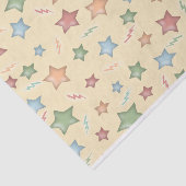 Schattigee Fun Stars voor Baby Tissuepapier (Detail)