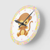 Schattigee Funky Monkey Ronde Klok (Hoek)