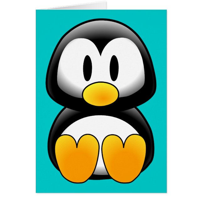 Schattigee Funny Baby Penguin (Voorkant)