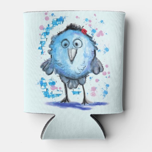 Schattigee Funny Bird Koelbox Blikjeskoeler (Voorkant)