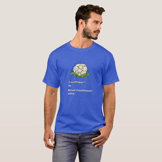 Schattigee Funny bloemkool Humor T-shirt (Voorkant volledig)