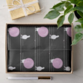 Schattigee Funny Bubblegum Vogels op een Draadpatr Tissuepapier (Geschenk)