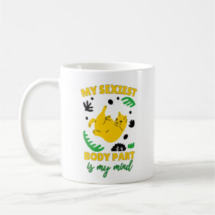 Schattigee Funny Cat Empowering Boodschap Sterke V Koffiemok