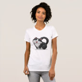 Schattigee Funny Cat Lover Hart Vorm T-shirt (Voorkant volledig)
