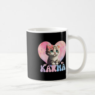 Schattigee Funny Cat Lover Hartvorm Vrouwen Mannen Koffiemok