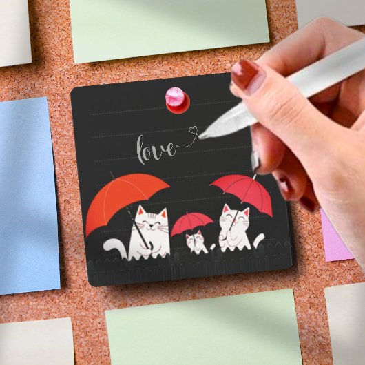 Schattigee Funny Cat post het merkt minimalistisch Post-it® Notes