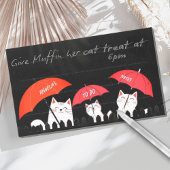 Schattigee Funny Cat post het merkt minimalistisch Post-it® Notes