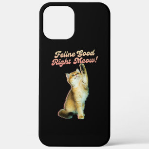 Schattigee Funny Cat Typografie met Speelse Kitten Case-Mate iPhone Case