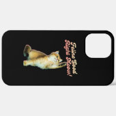 Schattigee Funny Cat Typografie met Speelse Kitten Case-Mate iPhone Case (Achterkant / Rechts)