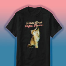 Schattigee Funny Cat Typografie met Speelse Kitten