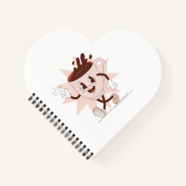 Schattigee Funny Coffee Cartoon Notitieboek