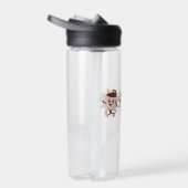 Schattigee Funny Coffee Cartoon Waterfles (Rechts)