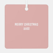 Schattigee Funny Coffee Cup Echtgenoot Paar Kerst Metalen Ornament (Achterkant)