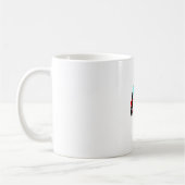 Schattigee Funny Dog Head Drawing Koffiemok (Links)