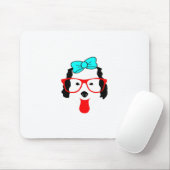 Schattigee Funny Dog Head Drawing Muismat (Met muis)