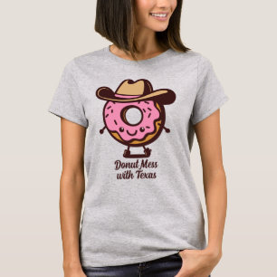 Schattigee Funny Donut Mess met Texaans Shirt