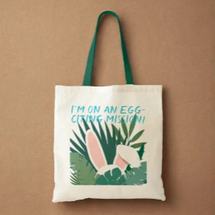 Schattigee Funny Easter Bunny Canvas tas
