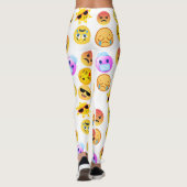 "Schattigee Funny Emoji Pattern Facetious-look" Leggings (Achterkant)