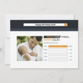 Schattigee Funny Father Verjaardag Kaart voor Papa (Voorkant)