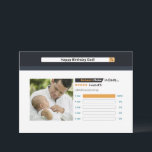Schattigee Funny Father Verjaardag Kaart voor Papa<br><div class="desc">Personaliseer deze Schattigee & Funny Father Verjaardag Kaart aan show Pap uw liefde & waardering op zijn speciale dag of op elk gewenst moment! De reviewen zijn binnen en je favoriete papa heeft een 5-sterrenrating verdiend! (natuurlijk!) Laat hem weten hoeveel je van hem houdt met onze slimme Five Star Rating...</div>