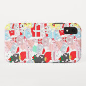 Schattigee Funny Festive Cat Cartoon Case-Mate iPhone Case (Achterkant (horizontaal))