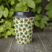 Schattigee Funny Green Avocados Zomerijs Papieren Bekers