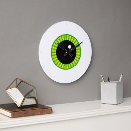 Schattigee Funny Green Eyeball Grote Klok