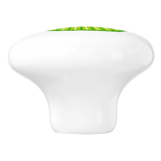 Schattigee Funny Green Eyeball Keramische Knop (Zijkant)