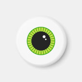 Schattigee Funny Green Eyeball Magneet (Voorkant)