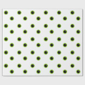 Schattigee Funny Green Eyes Cadeaupapier (Vlak)
