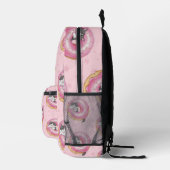 Schattigee Funny Kitten Custom Bedrukte Rugzak (Rechts)