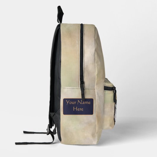 Schattigee Funny Kitten Custom Bedrukte Rugzak (Links)