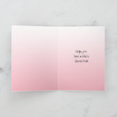 Schattigee Funny Lama Humor Happy Birthday Kaart (Binnen)