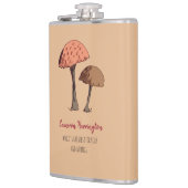 Schattigee Funny Mushroom Pun Gepersonaliseerde Fo Heupfles (Links)