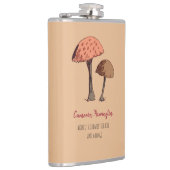 Schattigee Funny Mushroom Pun Gepersonaliseerde Fo Heupfles (Rechts)