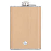 Schattigee Funny Mushroom Pun Gepersonaliseerde Fo Heupfles (Achterkant)