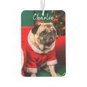 Schattigee Funny Pet Dog Puppy Fotonaam Luchtverfrisser (Achterkant)