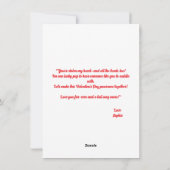 Schattigee Funny Puppy Love Hearts Valentijnse Kaa Feestdagenkaart (Achterkant)