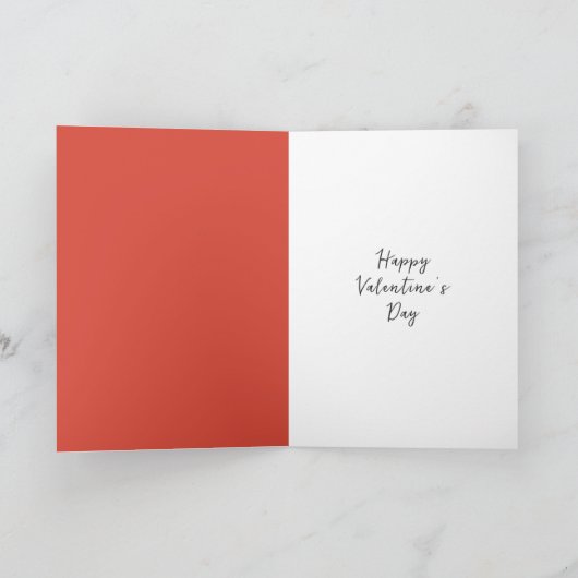 Schattigee Funny Quote Romantische Waterverf Valen Kaart (Binnen)