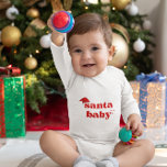 Schattigee Funny Santa Baby Christmas Outfit voor  Romper<br><div class="desc">Vier je speciale kleine wonder met deze handgemaakte Santa baby Bodysuit. ideaal voor cadeaus en ideaal voor je kinderen in de volgende kerstavond.</div>
