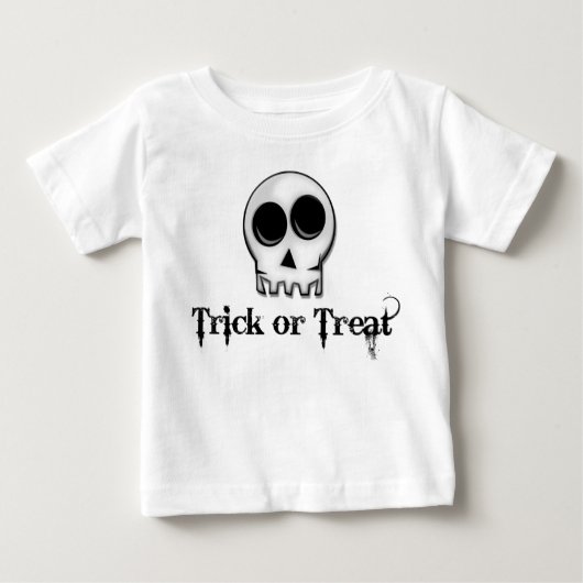 Schattigee Funny Skull Halloween Shirt (Voorkant)