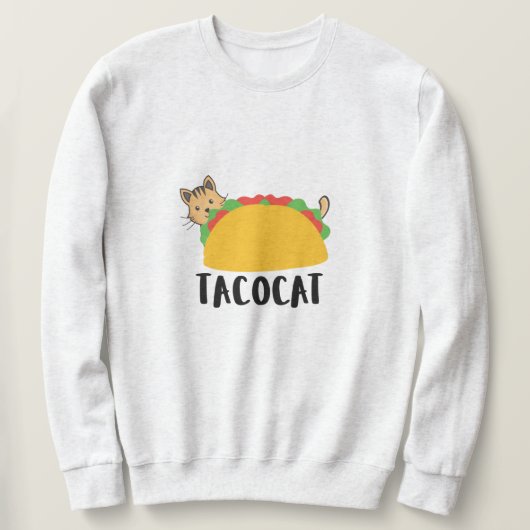 Schattigee Funny TacoCat Design Cat Trui (Design voorkant)