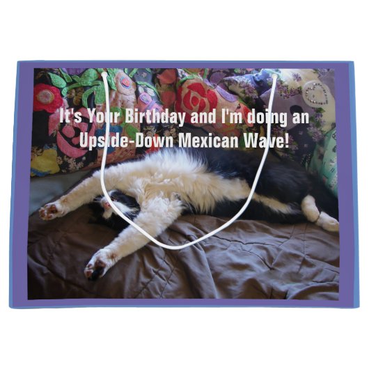 Schattigee Funny Tuxedo Kat Mexicaans Wave Cats Gi Groot Cadeauzakje (Voorkant)